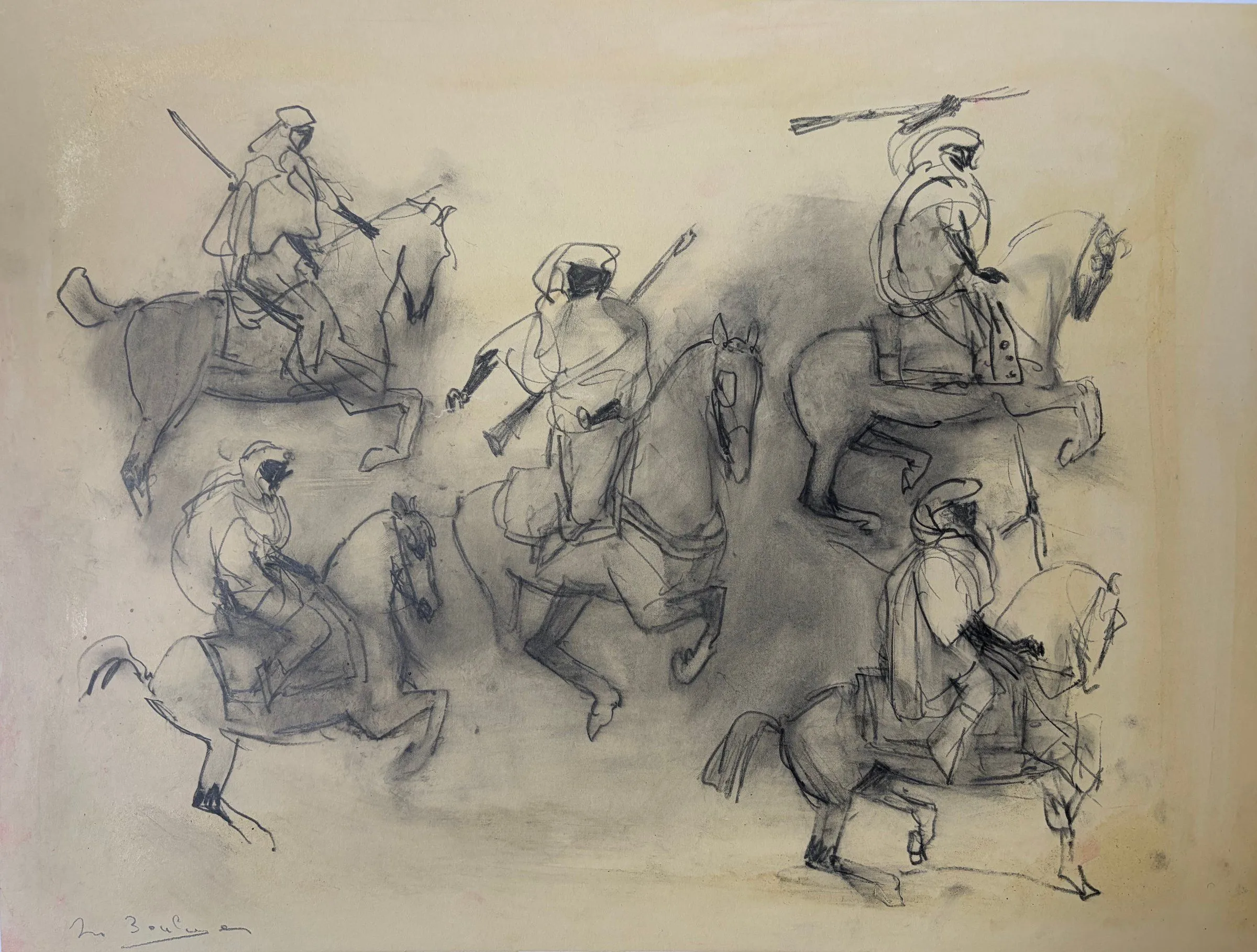 Cavaliers arabes, Antoine de La Boulaye (né en 1951)