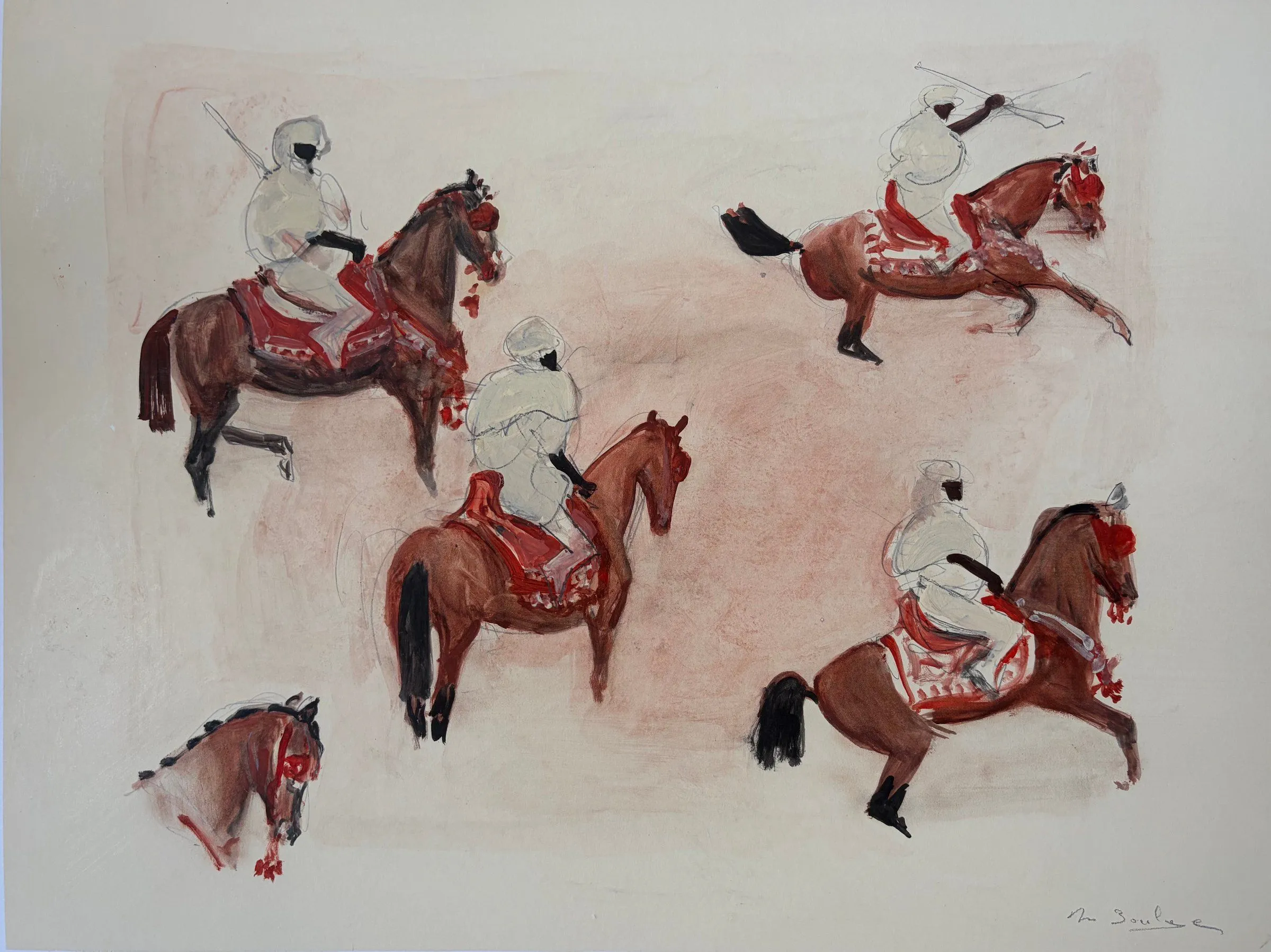 Cavaliers arabes, Antoine de La Boulaye (né en 1951)