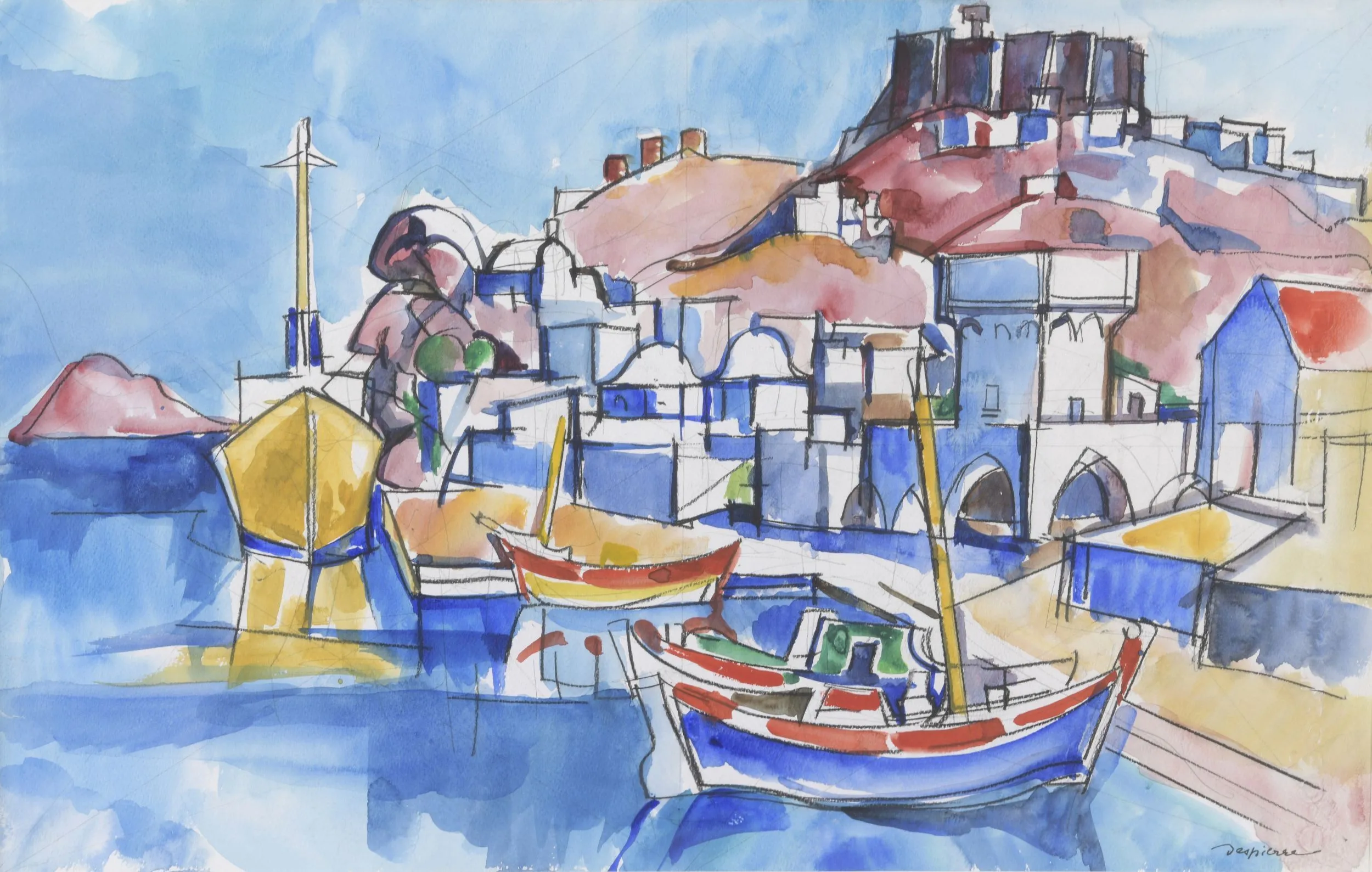 Monastère à Patmos, vers 1975